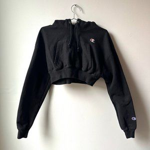 Champion Cropped Reverse Weave Hoodie